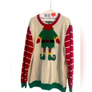 Ugly Christmas sweater mens XXL